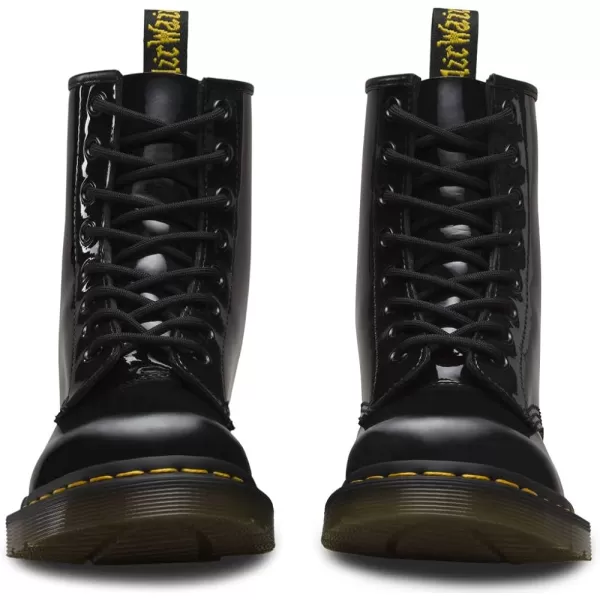 Dr Martens 1490 10Eye Leather Boot for Men and WomenBlack Pat