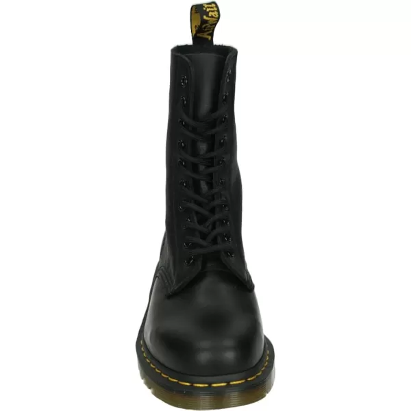 Dr Martens 1490 10Eye Leather Boot for Men and WomenBlack Virginia