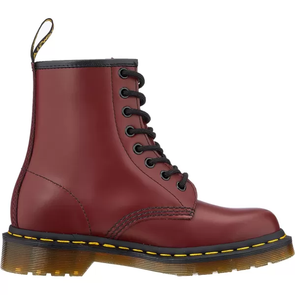 Dr Martens 1490 10Eye Leather Boot for Men and WomenCherry Red