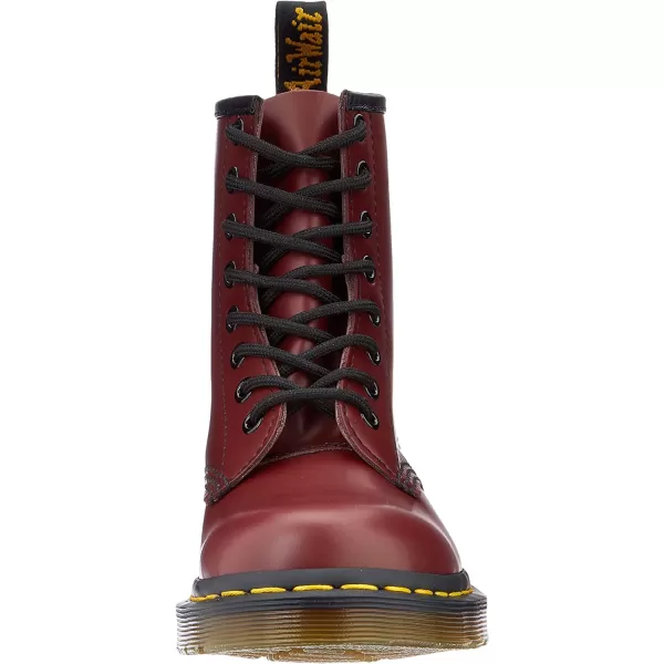 Dr Martens 1490 10Eye Leather Boot for Men and WomenCherry Red