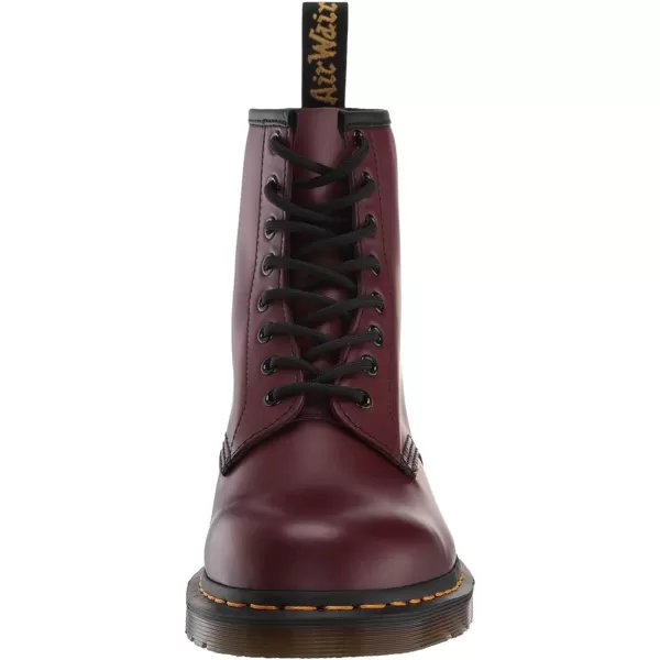 Dr Martens 1490 10Eye Leather Boot for Men and WomenCherry Red Smooth