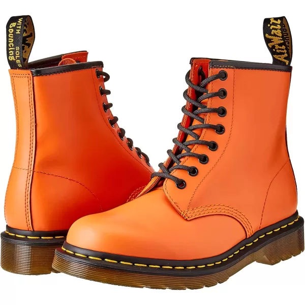 Dr Martens 1490 10Eye Leather Boot for Men and WomenOrange