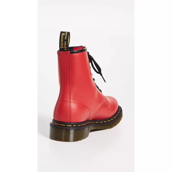 Dr Martens 1490 10Eye Leather Boot for Men and WomenSatchel Red