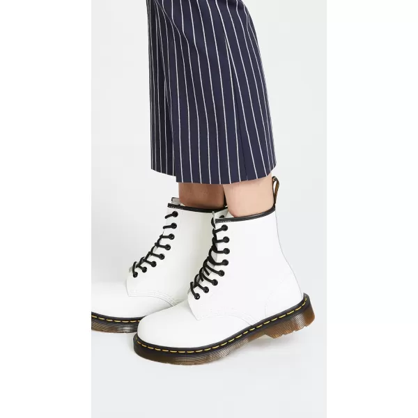 Dr Martens 1490 10Eye Leather Boot for Men and WomenWhite