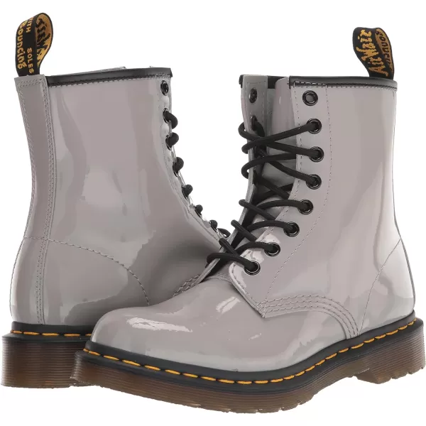 Dr Martens 1490 10Eye Leather Boot for Men and WomenZinc Grey