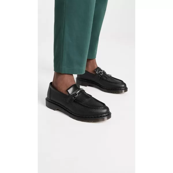 Dr Martens Adrian Snaffle LoafersBlack Atlas Pebble Grain amp Bla