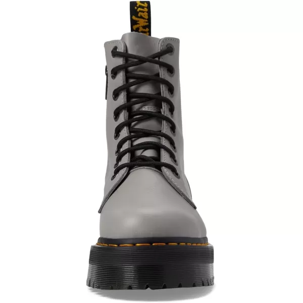 Dr Martens Jadon 8Eye Leather Platform Boot for Men and WomenZinc Grey Pisa