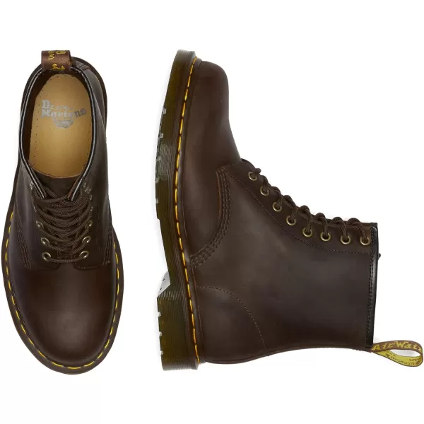 Dr Martens Unisex 1460 Crazy Horse Leather BootsGaucho Crazy Horse