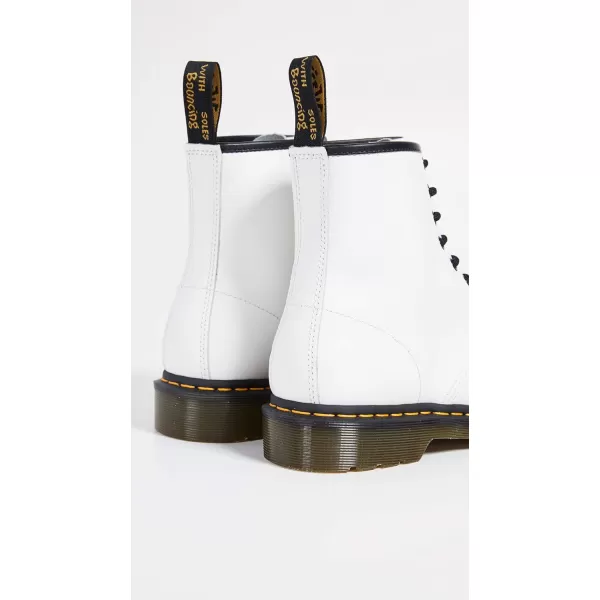 Dr Martens Unisex 1460 Crazy Horse Leather BootsWhite