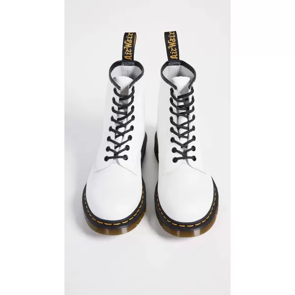 Dr Martens Unisex 1460 Crazy Horse Leather BootsWhite