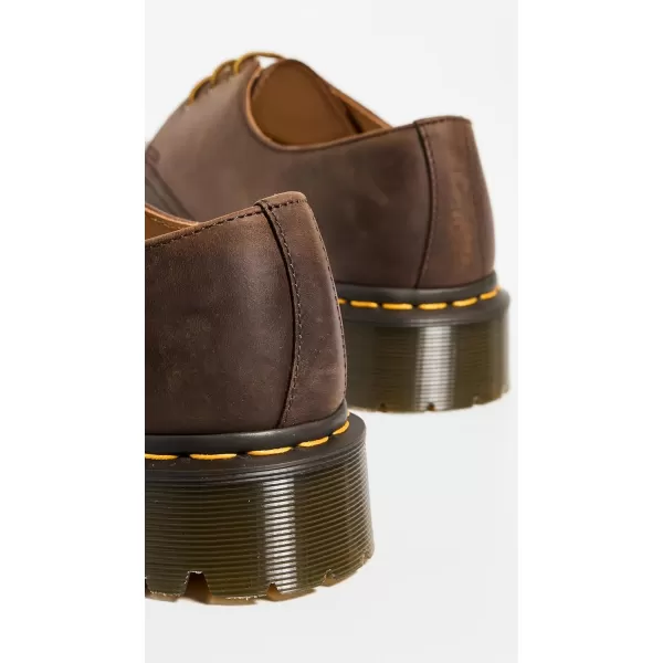 Dr Martens Unisex 1461 Bex Smooth OxfordDark Brown Crazy Horse