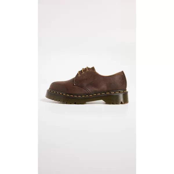 Dr Martens Unisex 1461 Bex Smooth OxfordDark Brown Crazy Horse