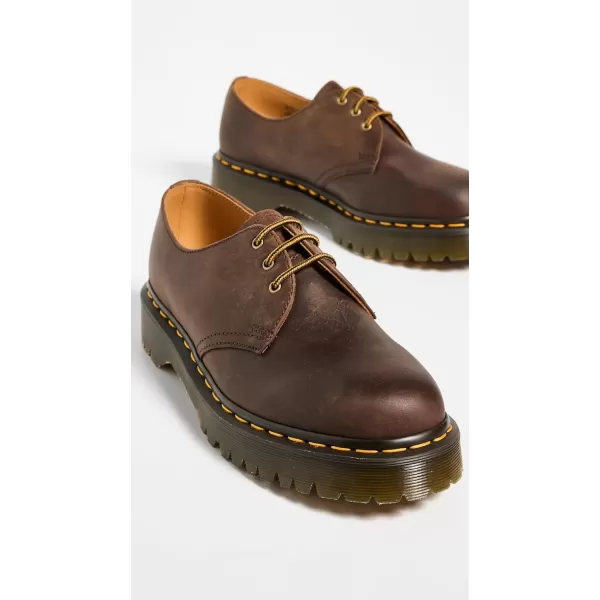 Dr Martens Unisex 1461 Bex Smooth OxfordDark Brown Crazy Horse