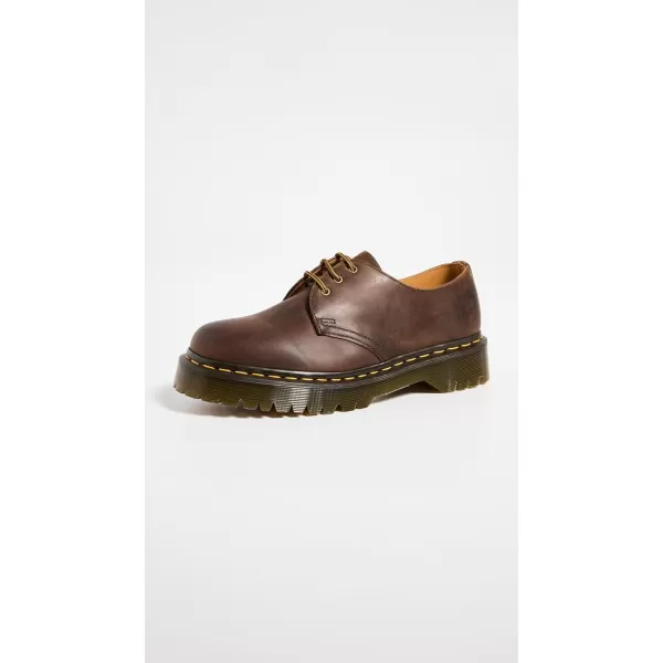 Dr Martens Unisex 1461 Bex Smooth OxfordDark Brown Crazy Horse