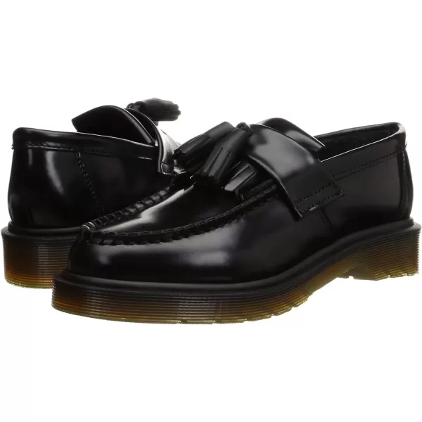 Dr Martens Unisex Adrian SlipOn LoaferBlack Polished Smooth