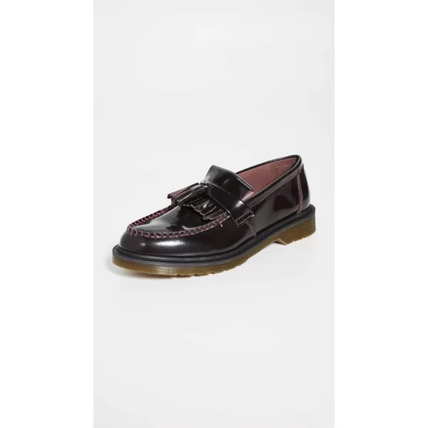 Dr Martens Unisex Adrian SlipOn LoaferCherry Red Arcadia