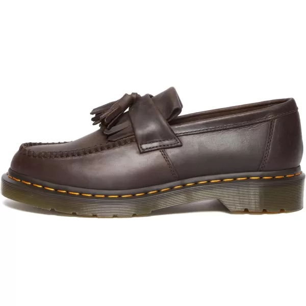 Dr Martens Unisex Adrian SlipOn LoaferDark Brown Crazy Horse