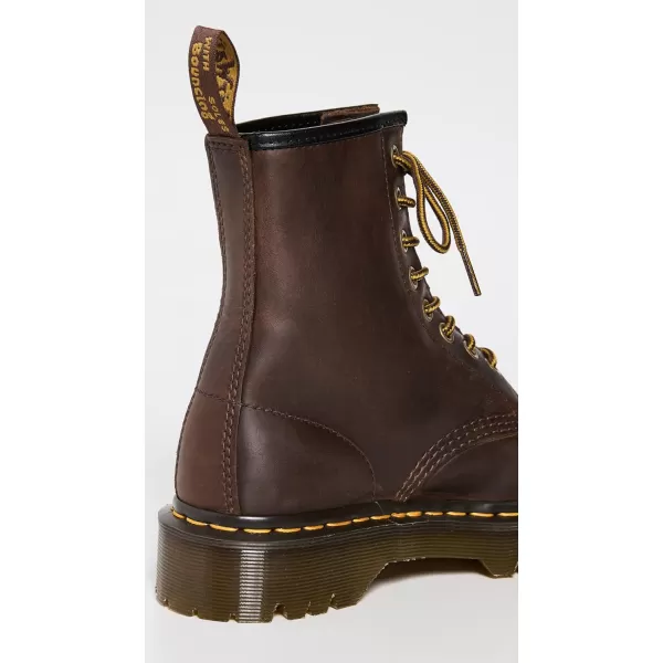 Dr Martens UnisexAdult 1460 Bex Combat BootDark Brown Crazy Horse