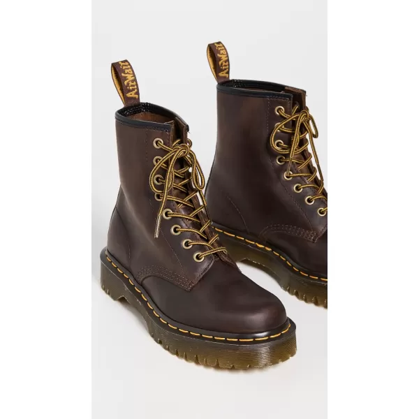 Dr Martens UnisexAdult 1460 Bex Combat BootDark Brown Crazy Horse