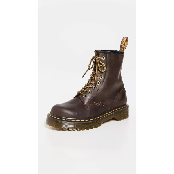 Dr Martens UnisexAdult 1460 Bex Combat BootDark Brown Crazy Horse