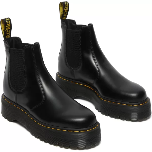 Dr Martens UnisexAdult Chelsea BootBlack Polished Smooth