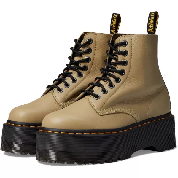 Dr Martens Womens 1460 Pascal Max Combat BootsPale Olive