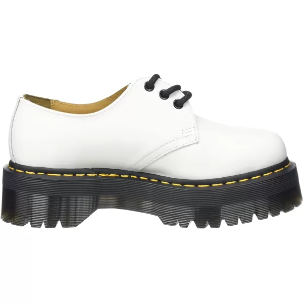 Dr Martens Womens 5Eye Style 8053 QuadWhite Polished Smooth