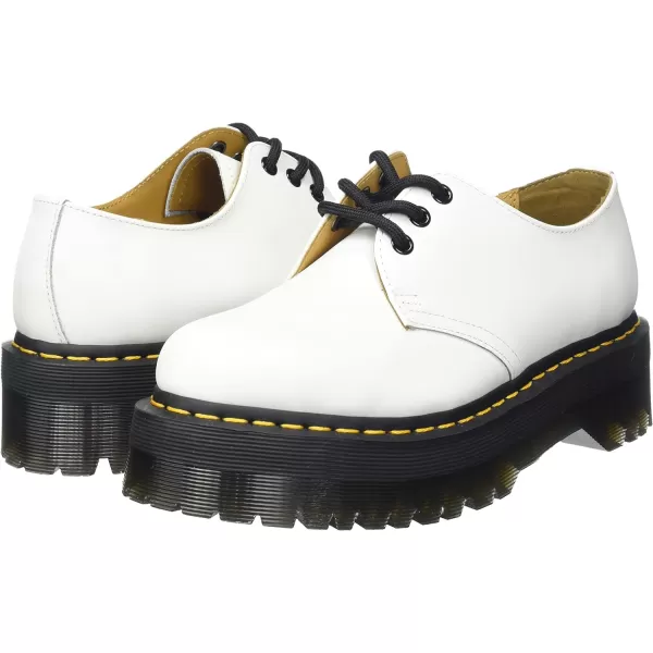 Dr Martens Womens 5Eye Style 8053 QuadWhite Polished Smooth