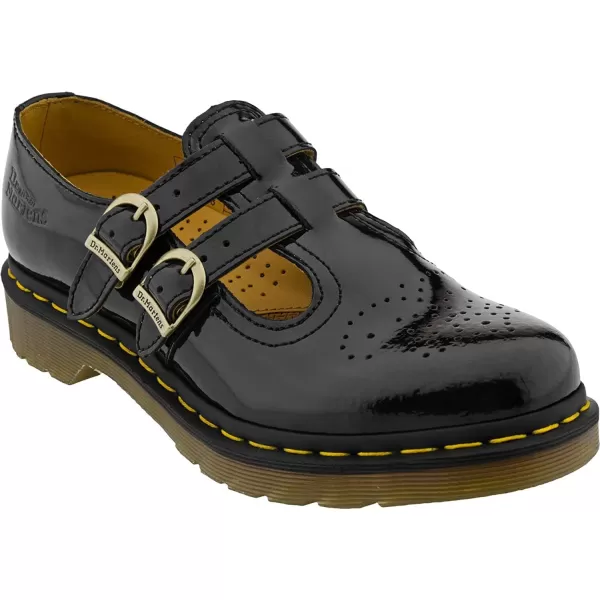 Dr Martens Womens 8065 Mary Jane FlatBlack Patent Lamper