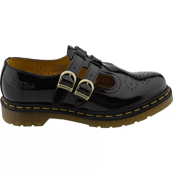 Dr Martens Womens 8065 Mary Jane FlatBlack Patent Lamper