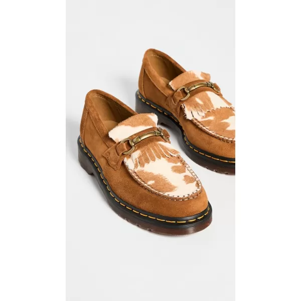 Dr Martens Womens Adrian Snaffle LoafersPecanbrownrepellocowprint