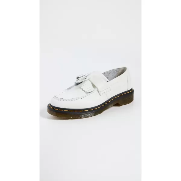 Dr Martens Womens Adrian YS Tassel LoafersWhite