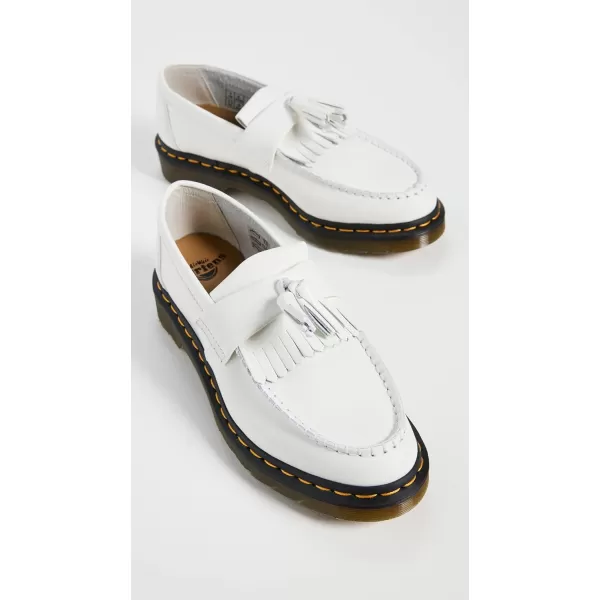 Dr Martens Womens Adrian YS Tassel LoafersWhite