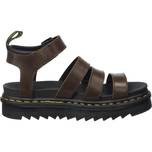 Dr Martens Womens Blaire Brando Fisherman SandalBrown Illusion