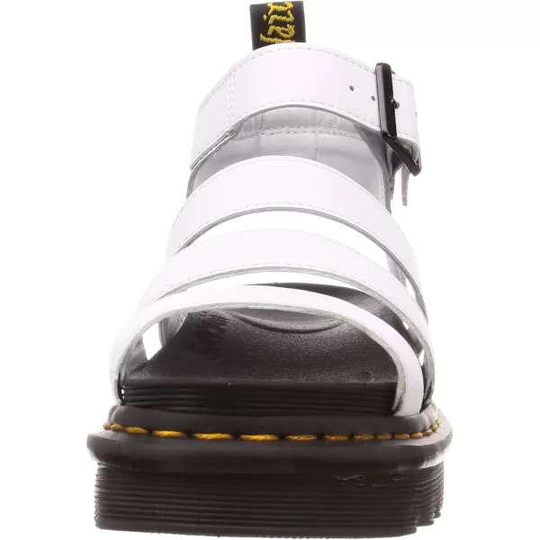 Dr Martens Womens Blaire Brando Fisherman SandalWhite Hydro Leather