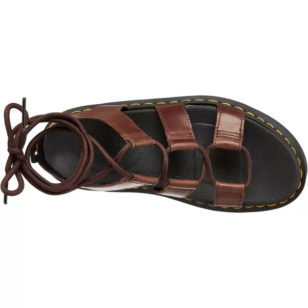 Dr Martens Womens Nartilla Sandal 14 USDark Brown New Oily Illusion