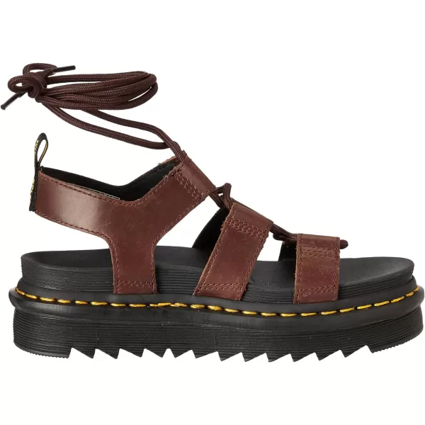 Dr Martens Womens Nartilla Sandal 14 USDark Brown New Oily Illusion