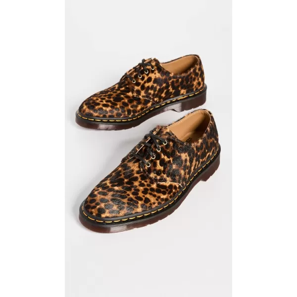 Dr Martens Womens Smiths 4 Eye ShoeMicro Leopard