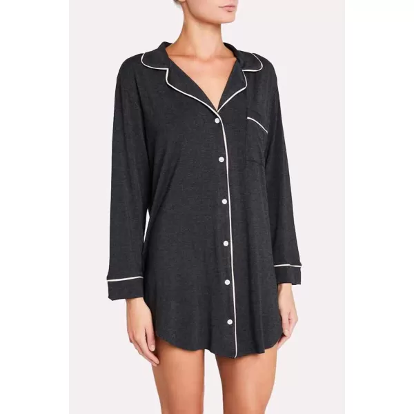 Eberjey Gisele Classic Womens Pajama SleepshirtNavyIvory