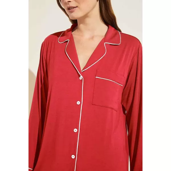 Eberjey Gisele Classic Womens Pajama SleepshirtNavyIvory