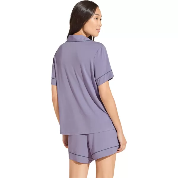 Eberjey Gisele Relaxed Womens Short PJ SetDelphiniumNightshadow Blue