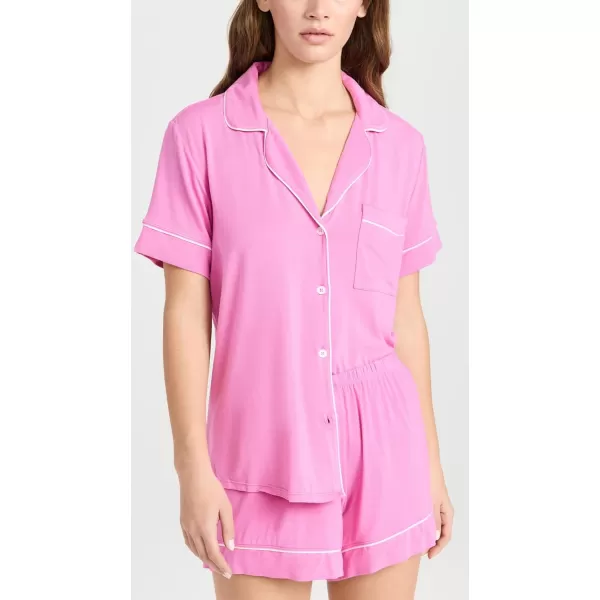 Eberjey Gisele Relaxed Womens Short PJ SetItalian Rose Ivory