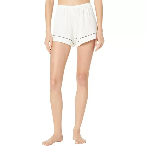 Eberjey Gisele Relaxed Womens Short PJ SetIvoryNavy