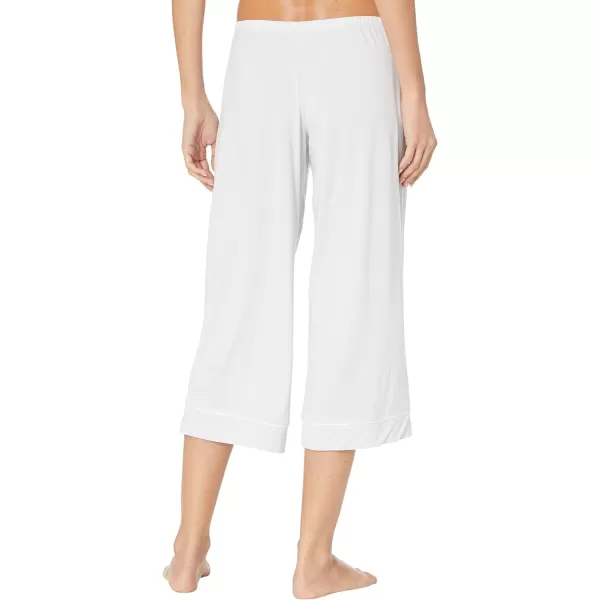 Eberjey Gisele Short Sleeve and Cropped Pant PJ SetWater BlueWhite