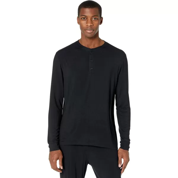 Eberjey Henry Mens Jersey Modal PJ SetBlack