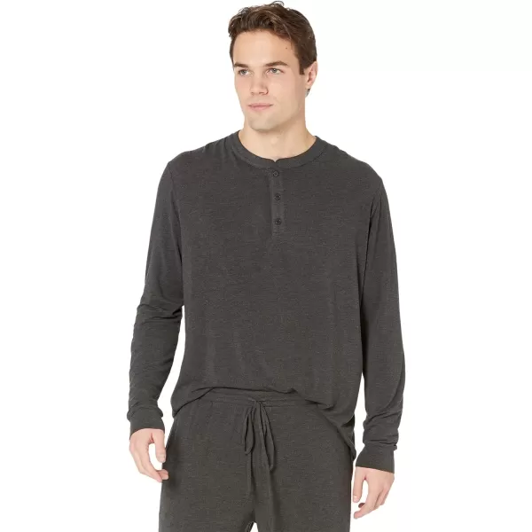 Eberjey Henry Mens Jersey Modal PJ SetCharcoal Heather