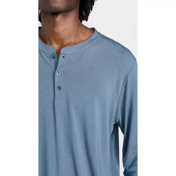 Eberjey Henry Mens Jersey Modal PJ SetCoastal Blue