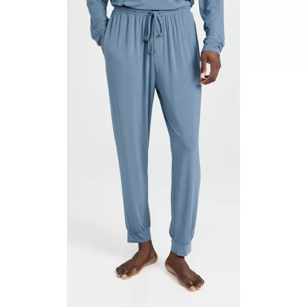 Eberjey Henry Mens Jersey Modal PJ SetCoastal Blue