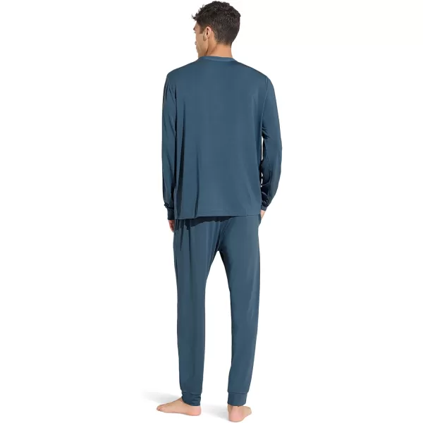 Eberjey Henry Mens Jersey Modal PJ SetHeritage Blue