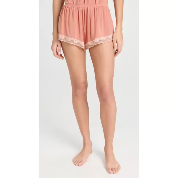 Eberjey Womens Flora Cami  Shorts SetRouge Pink Rose